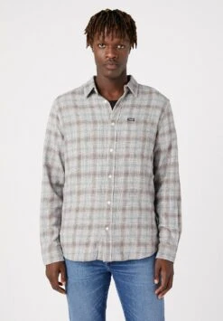 Wrangler 1 Pocket - Overhemd - Mid Grey Melee