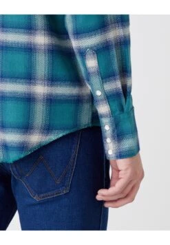 Wrangler Overhemd - Jasper Green -Wrangler 4400261a6ace47518f006bf6a1c7d6cc