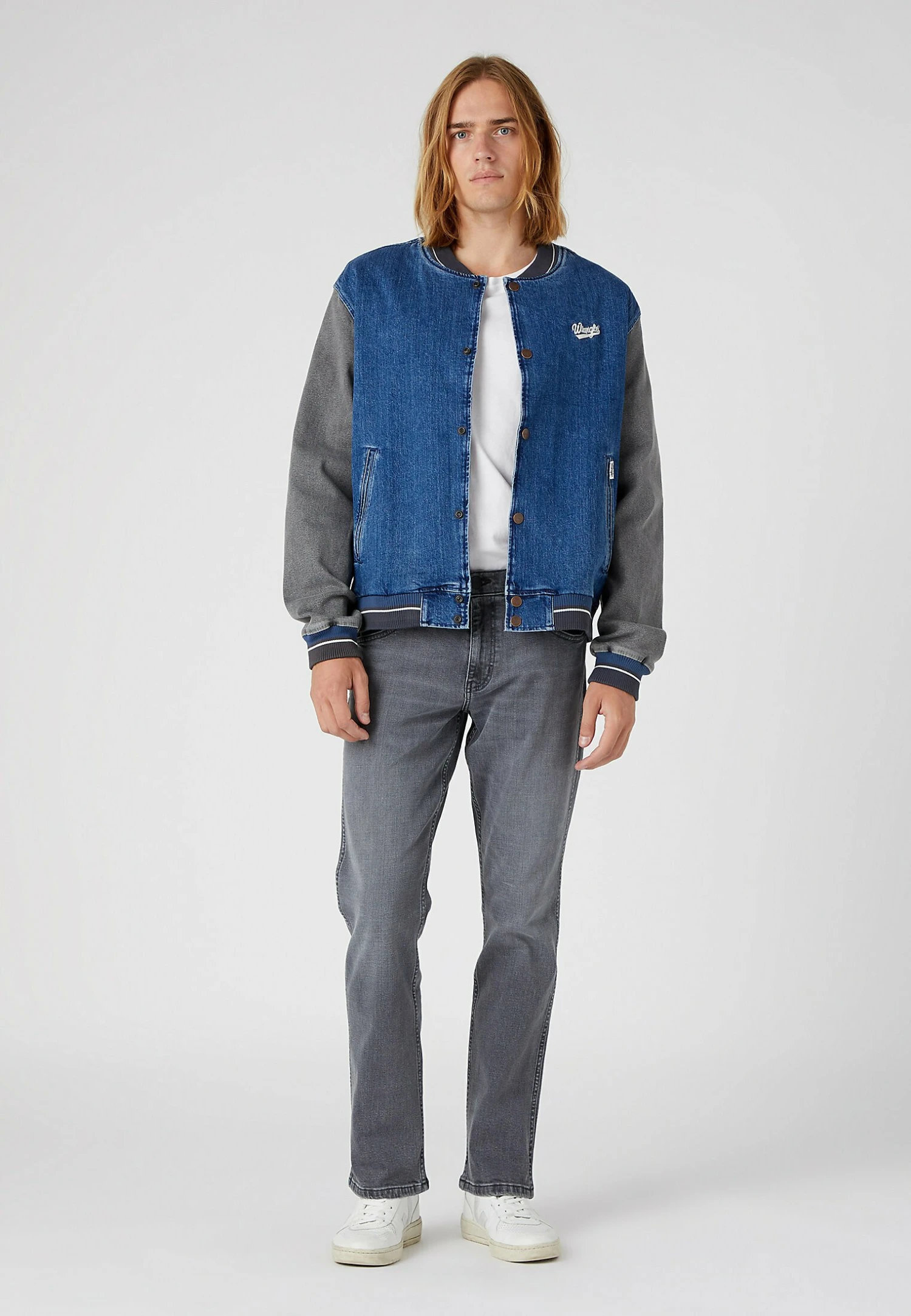 Wrangler Baseball- Spijkerjas - Easy Indigo 4 Wrangler Baseball- Spijkerjas - Easy Indigo - Afbeelding 2