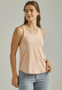 Wrangler Racerback- Top - Rose Cloud