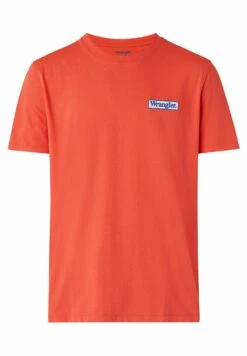 Wrangler Logo Tee - T-Shirt Basic - Light Red -Wrangler 4a786925ec8847e4bb1eb7b38c5b74cb