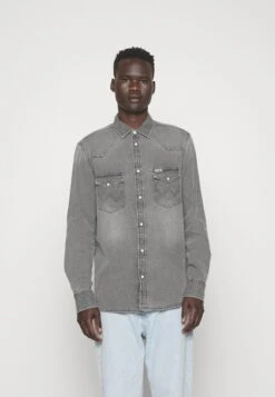 Wrangler Western- Overhemd - Black Authentic -Wrangler 4b11fad5b4b147b8b7405dc5d017a703