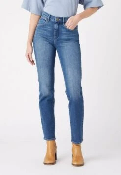 Wrangler Straight Leg Jeans - Airblue