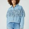 Wrangler Western Fringe- Spijkerjas - Cloud Nine -Wrangler 4b727ed3d5ac439eaa5e63c3356afd47