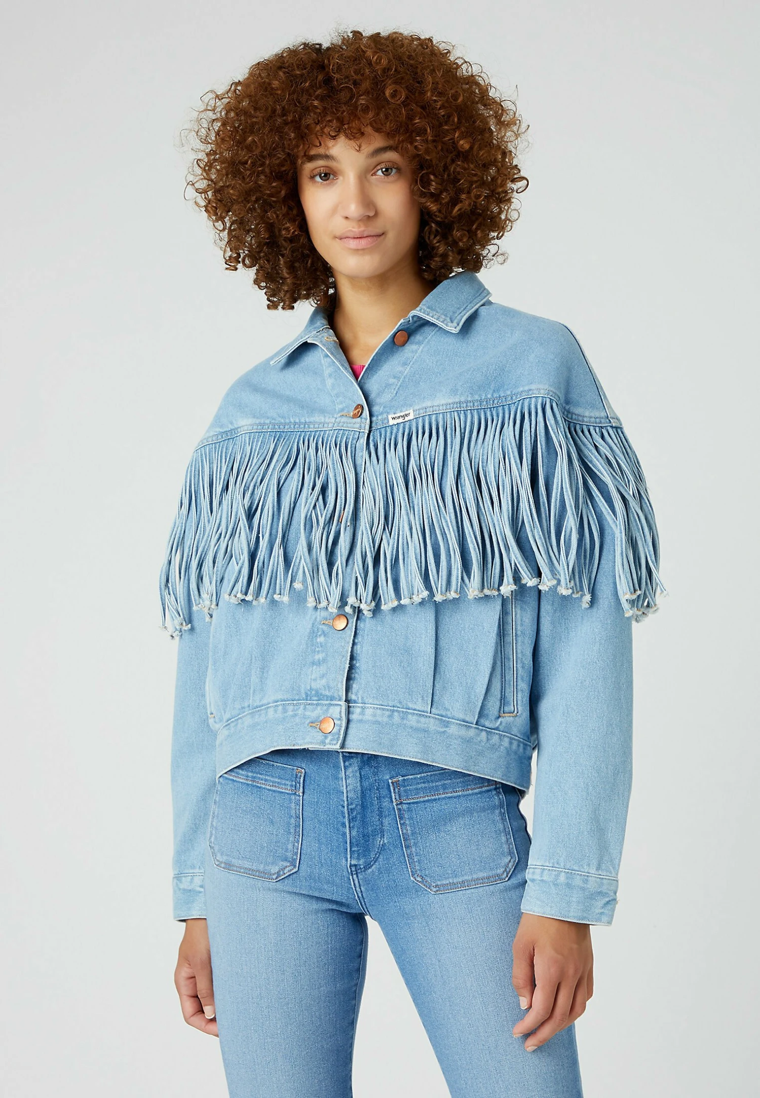 Wrangler Western Fringe- Spijkerjas - Cloud Nine 3 Wrangler Western Fringe- Spijkerjas - Cloud Nine