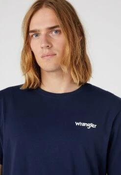 Wrangler 2Pack- T-Shirt Basic - Real Navy -Wrangler 4cb668e004e94c2da60afacabeac46a5