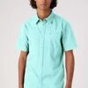 Wrangler Hemden Short Sleeve One Pocket- Overhemd - Blau -Wrangler 4d5507ec585a4842b0a0ce610fe6e2b7