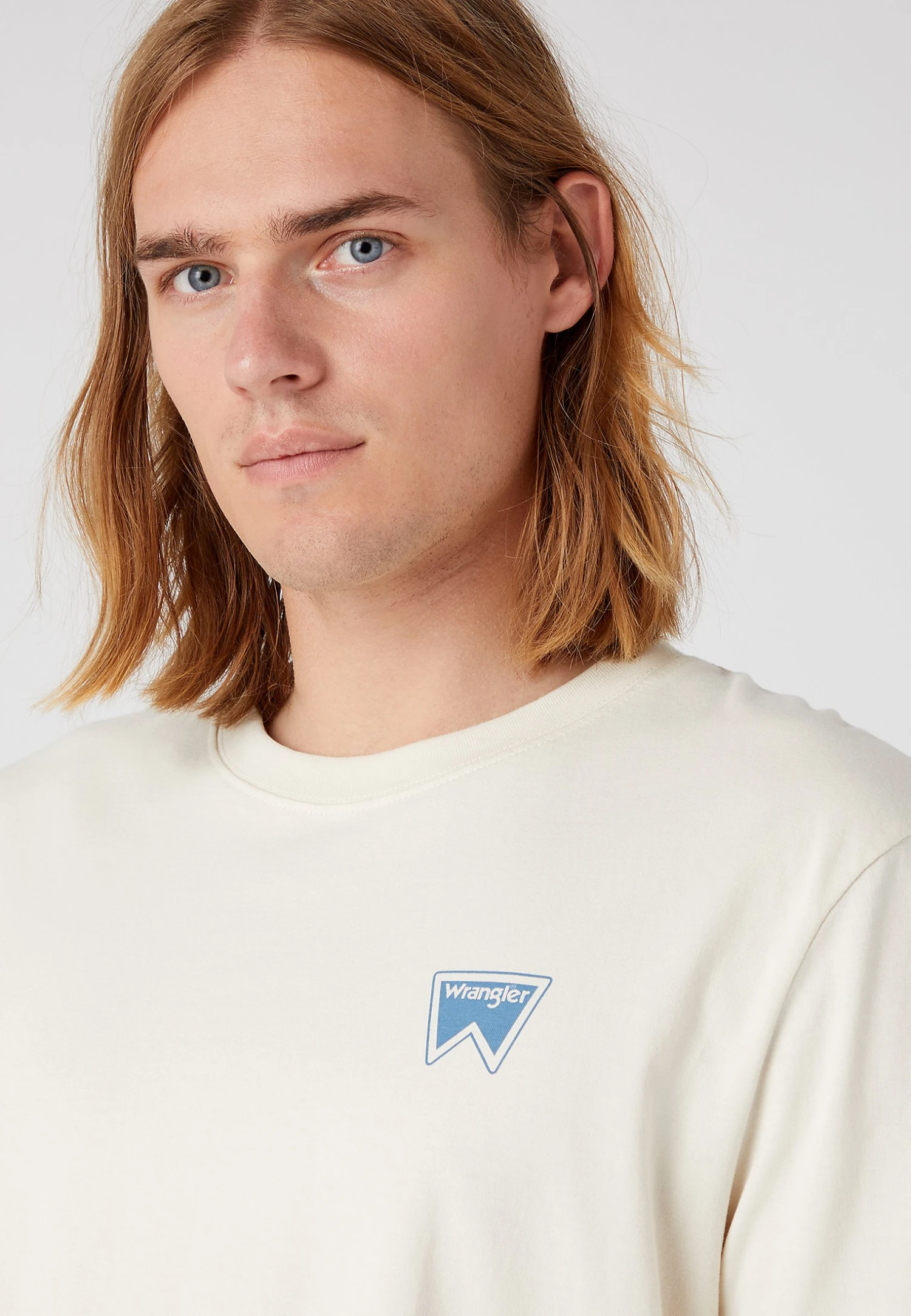 Wrangler Graphic- T-Shirt Print - Turtledove 6 Wrangler Graphic- T-Shirt Print - Turtledove - Afbeelding 4