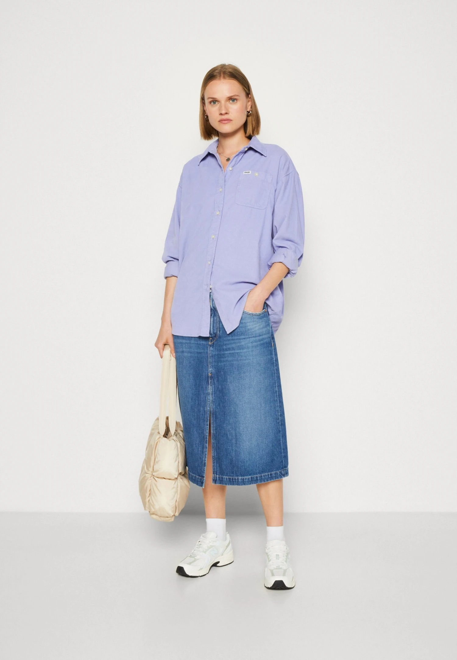 Wrangler Shacket - Overhemdblouse - Sweet Lavender 4 Wrangler Shacket - Overhemdblouse - Sweet Lavender - Afbeelding 2