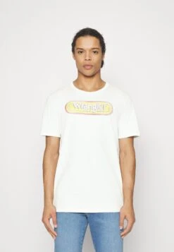 Wrangler Branded Tee - T-Shirt Print - Worn White