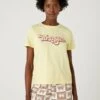 Wrangler Regular Tee - T-Shirt Print - Pale Banana -Wrangler 5027ea034f2640a6be3aae4229448226