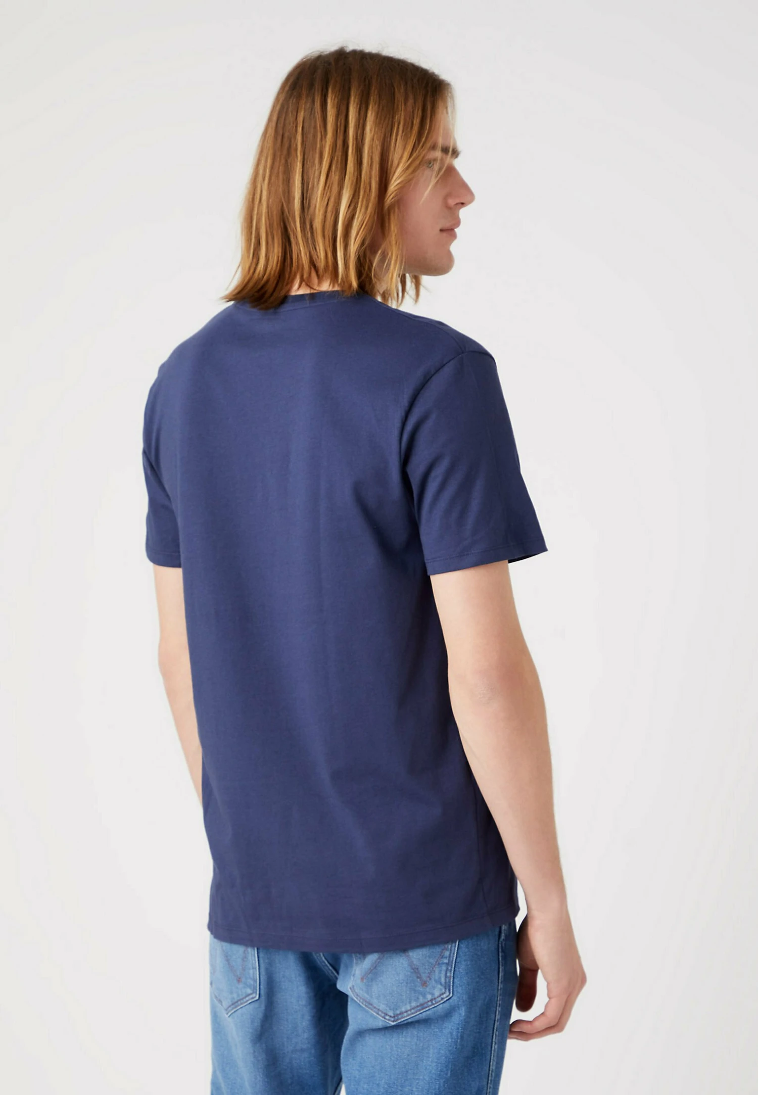 Wrangler 2 Pack - T-Shirt Basic - Navy 11 Wrangler 2 Pack - T-Shirt Basic - Navy - Afbeelding 9