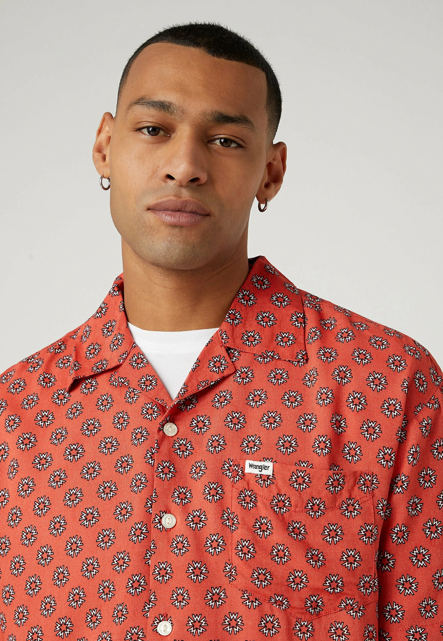 Wrangler Resort - Overhemd - Light Red 6 Wrangler Resort - Overhemd - Light Red - Afbeelding 4