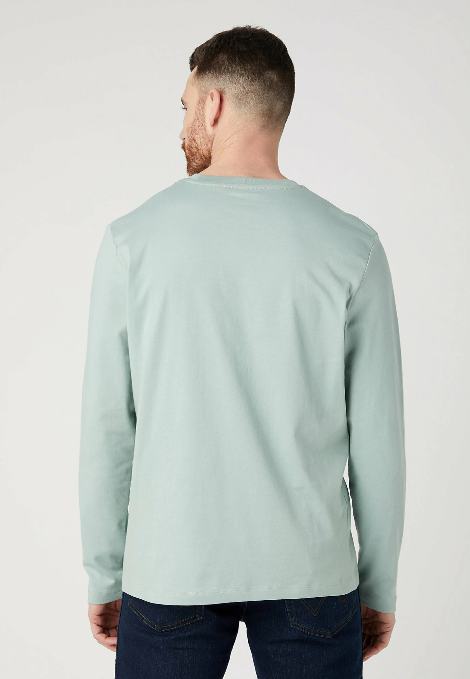 Wrangler Sign Off- Longsleeve - Green Milieu 5 Wrangler Sign Off- Longsleeve - Green Milieu - Afbeelding 3