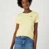 Wrangler Sign Off Tee - T-Shirt Basic - Pale Banana -Wrangler 559da3349e1c4556a441de158cae7f03