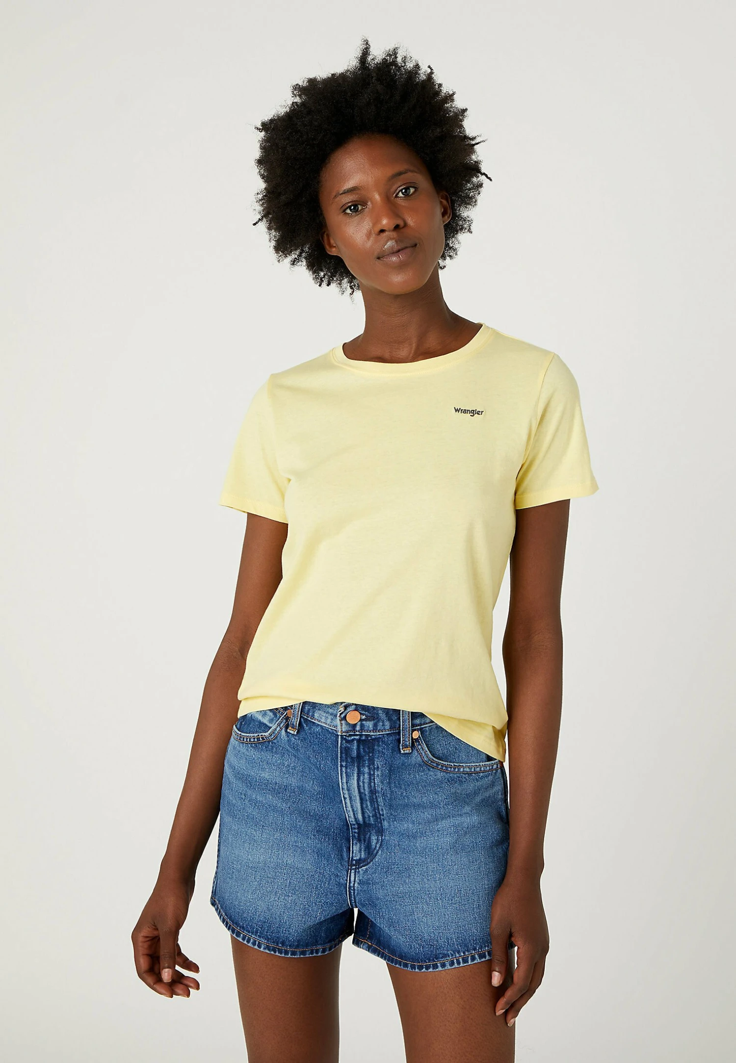 Wrangler Sign Off Tee - T-Shirt Basic - Pale Banana 3 Wrangler Sign Off Tee - T-Shirt Basic - Pale Banana