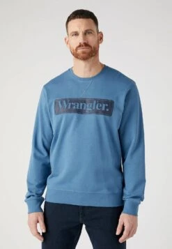 Wrangler Seasonal Crew - Sweater - Captains Blue
