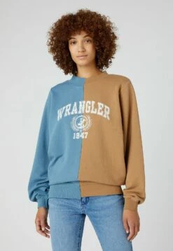 Wrangler 2Way Crew - Sweater - Captains Blue