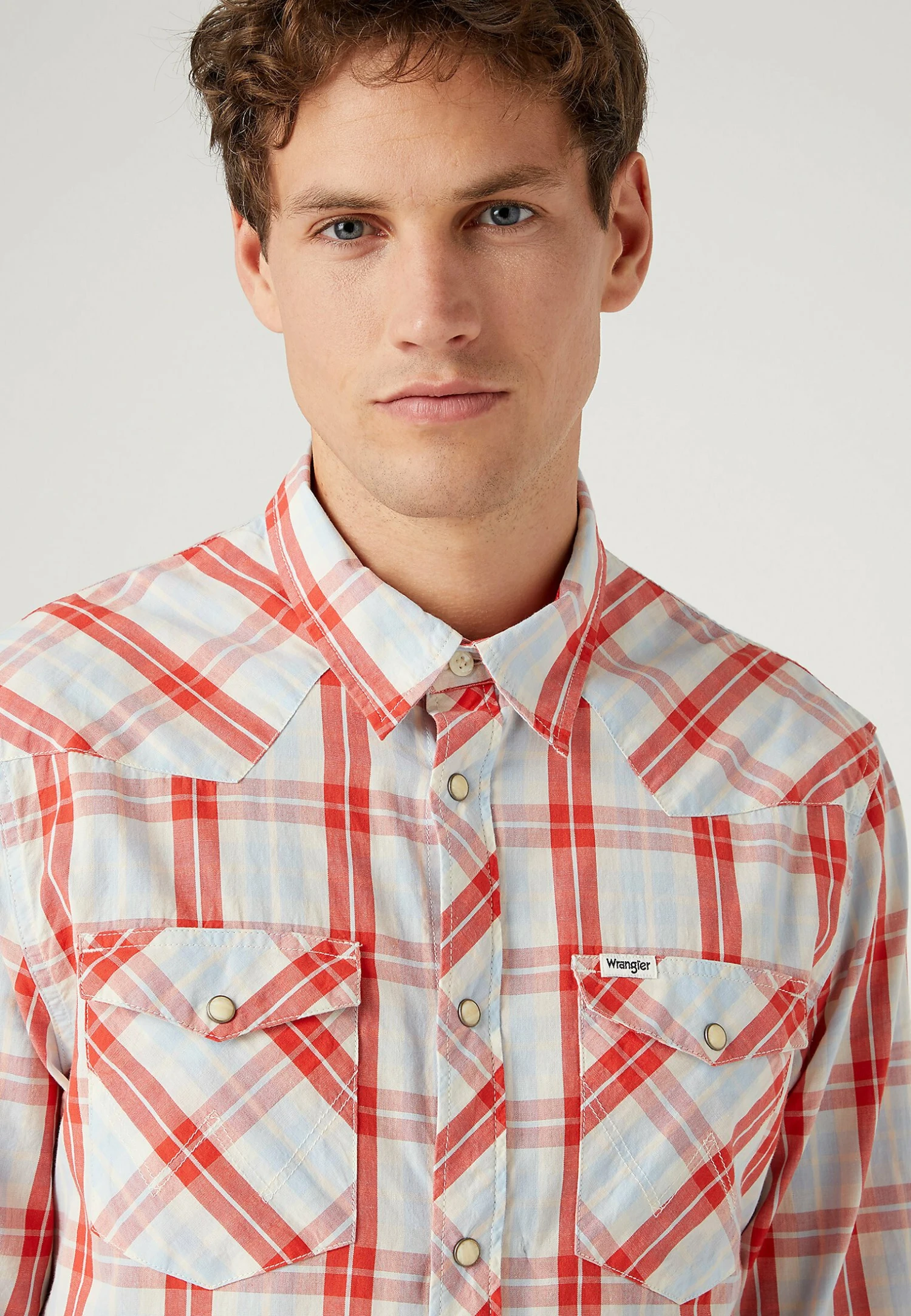 Wrangler Western - Overhemd - Powder Blue 6 Wrangler Western - Overhemd - Powder Blue - Afbeelding 4