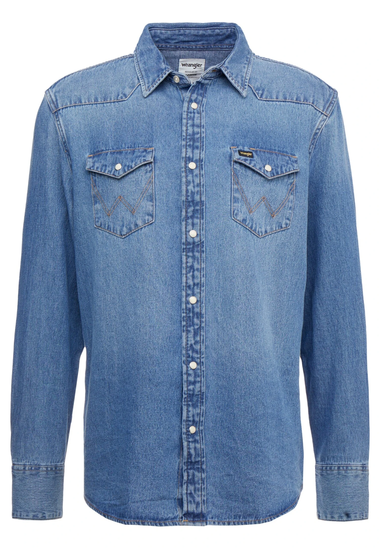 Wrangler 27Mw - Overhemd - Blue 7 Wrangler 27Mw - Overhemd - Blue - Afbeelding 5