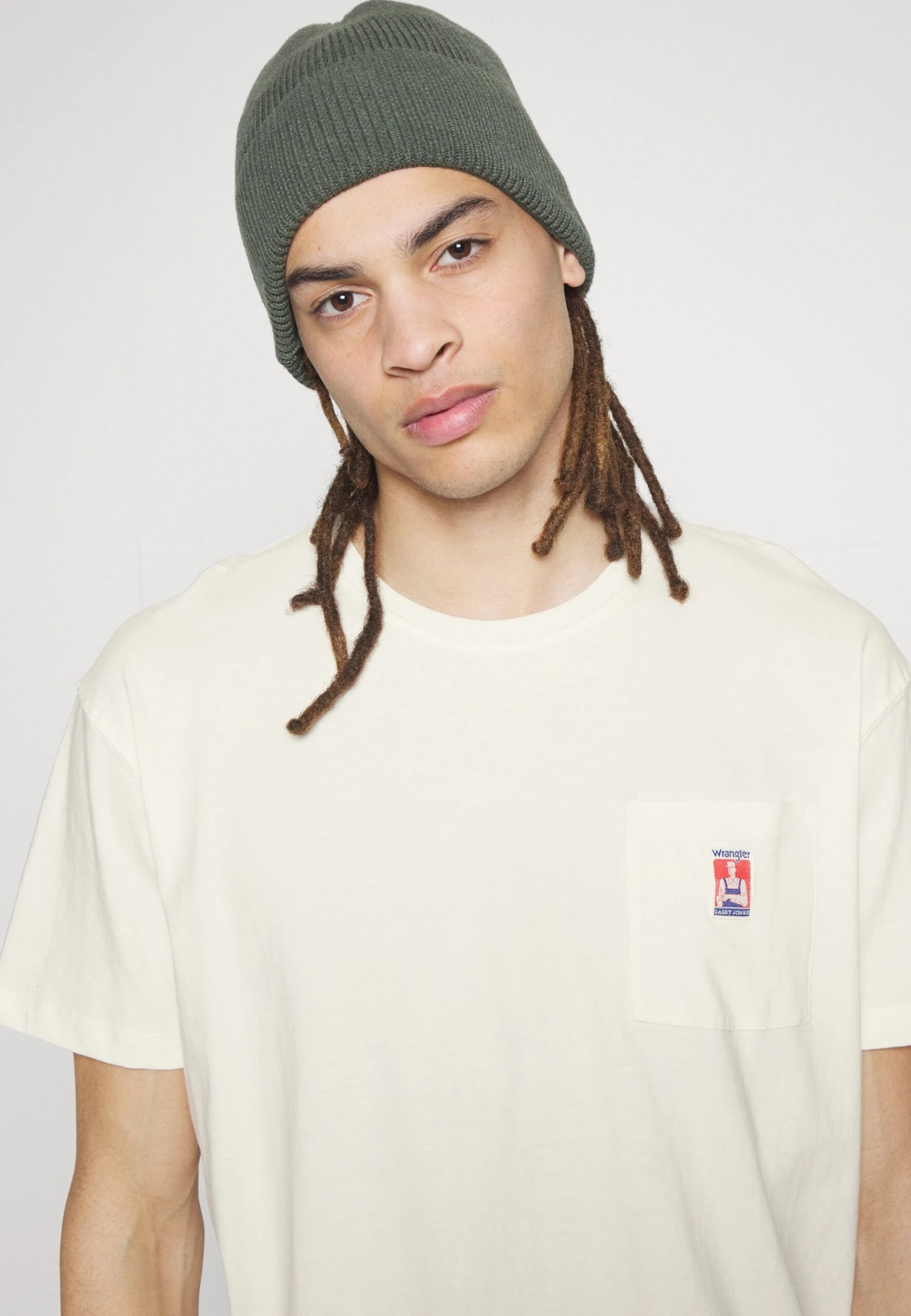 Wrangler Casey Jones Pocket Tee - T-Shirt Basic - Wornwhite 6 Wrangler Casey Jones Pocket Tee - T-Shirt Basic - Wornwhite - Afbeelding 4