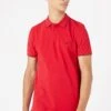 Wrangler Tipped With Logo - Poloshirt - Red -Wrangler 5b724c72312549bcb95522afe8095bbf
