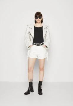 Wrangler Fringed Festival- Jeansshort - Vintage White -Wrangler 5e051395c95b4d96becbdbfa523a05ed