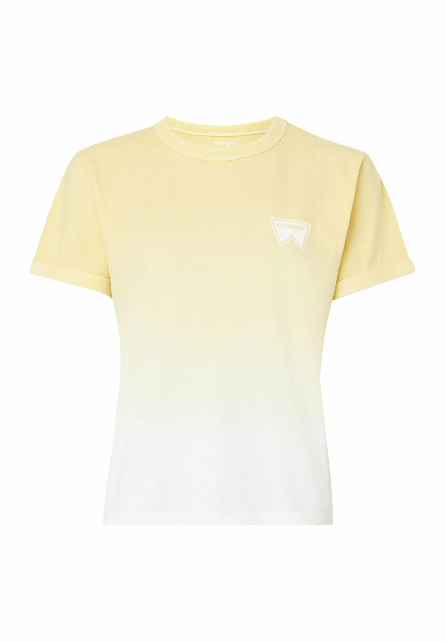 Wrangler Ringer - T-Shirt Print - Pale Banana 7 Wrangler Ringer - T-Shirt Print - Pale Banana - Afbeelding 5