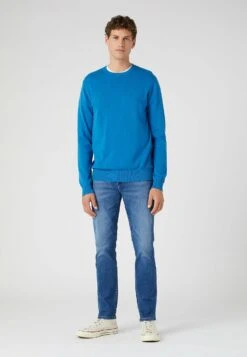 Wrangler Crewneck - Trui - Deep Water -Wrangler 5f9c30ef30b149948784342e8bc97526