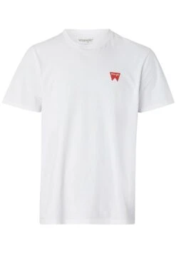 Wrangler Sign Off Tee - T-Shirt Basic - White -Wrangler 604dcaf7261c443b8d4514ce0481a85e