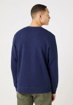 Wrangler Sign Off Crew - Sweater - Navy -Wrangler 61f4c48b1e9d44319b870d57448f4389