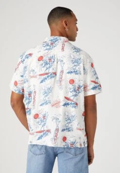Wrangler 1 Pkt Resort- Overhemd - Worn White -Wrangler 62d24897bcb04c0c96afaff67684ffa2