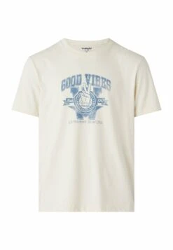 Wrangler Varsity - T-Shirt Print - Turtledove -Wrangler 6493e95e31df47ce997bd5bc6e32077d