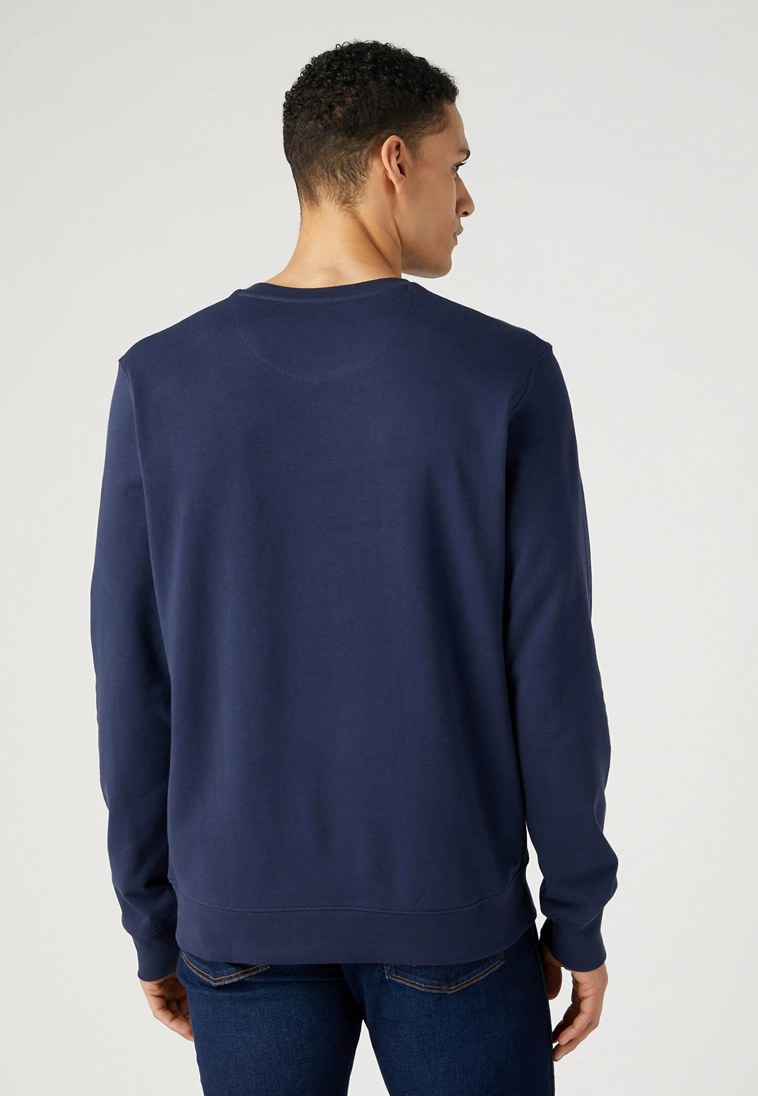 Wrangler Seasonal Crew - Sweater - Navy 5 Wrangler Seasonal Crew - Sweater - Navy - Afbeelding 3