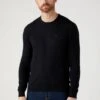 Wrangler Crewneck - Trui - Real Black -Wrangler 64c8e191e4774c1fbf46fbceaea07365