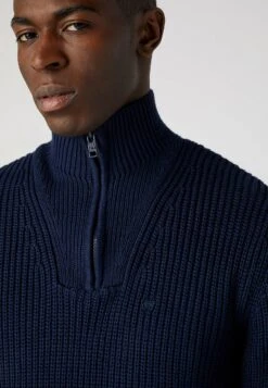Wrangler Half Zip - Trui - Navy -Wrangler 652fbac9b9f84108b1e9bf819de42ef7