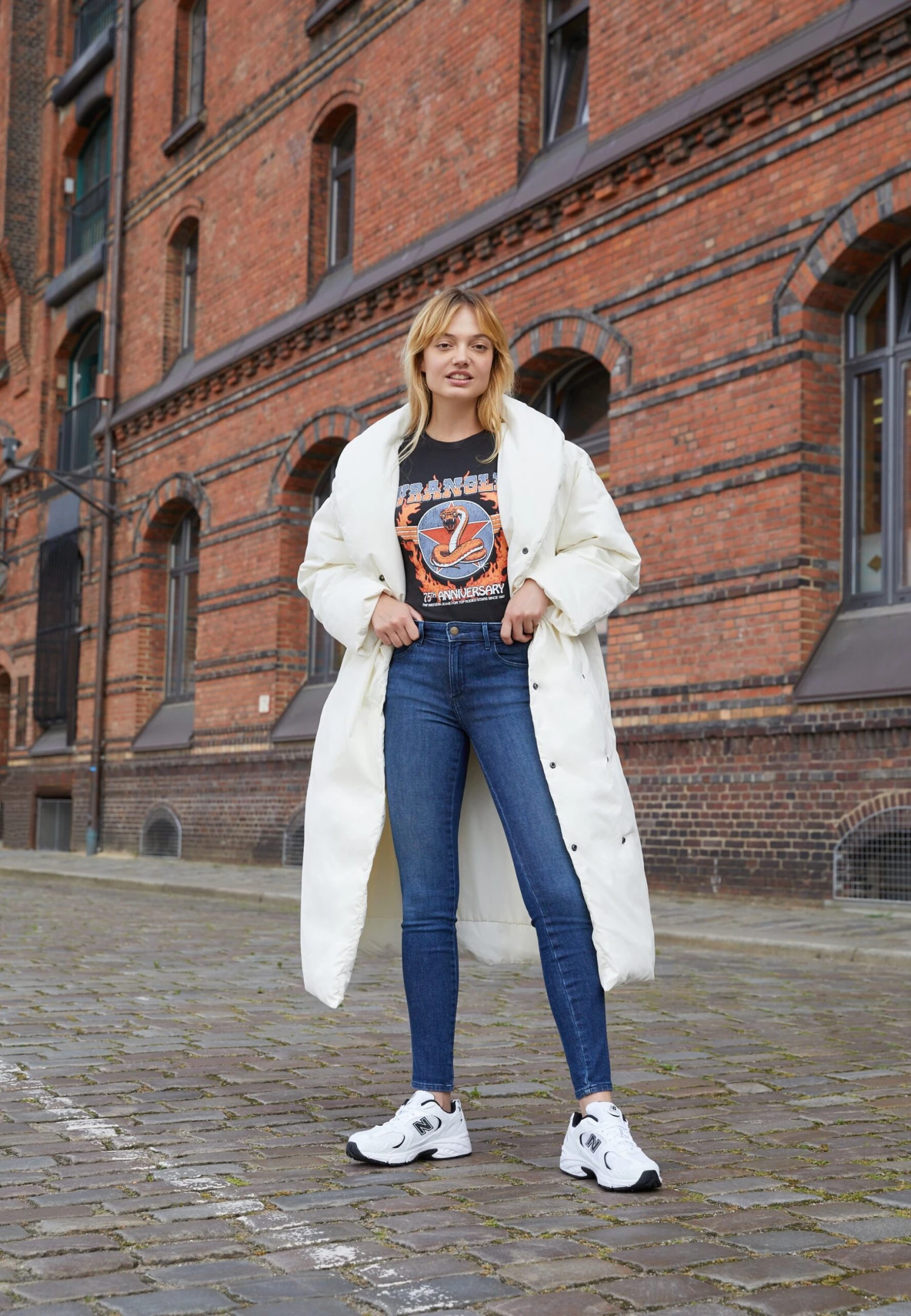 Wrangler Shrunken Band Tee - T-Shirt Print - Faded Black 3 Wrangler Shrunken Band Tee - T-Shirt Print - Faded Black