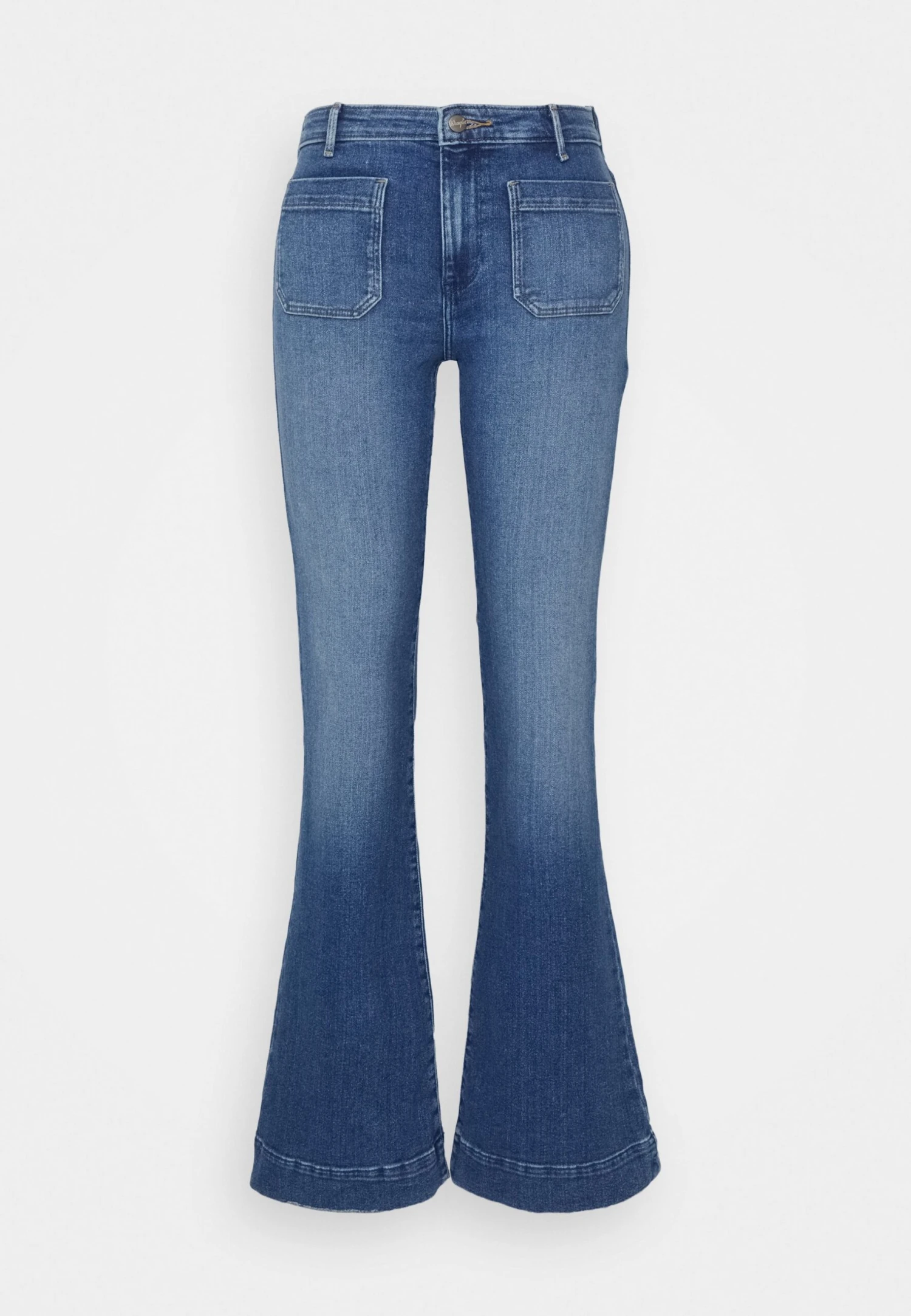 Wrangler Flared Jeans - Blue Denim 7 Wrangler Flared Jeans - Blue Denim - Afbeelding 5