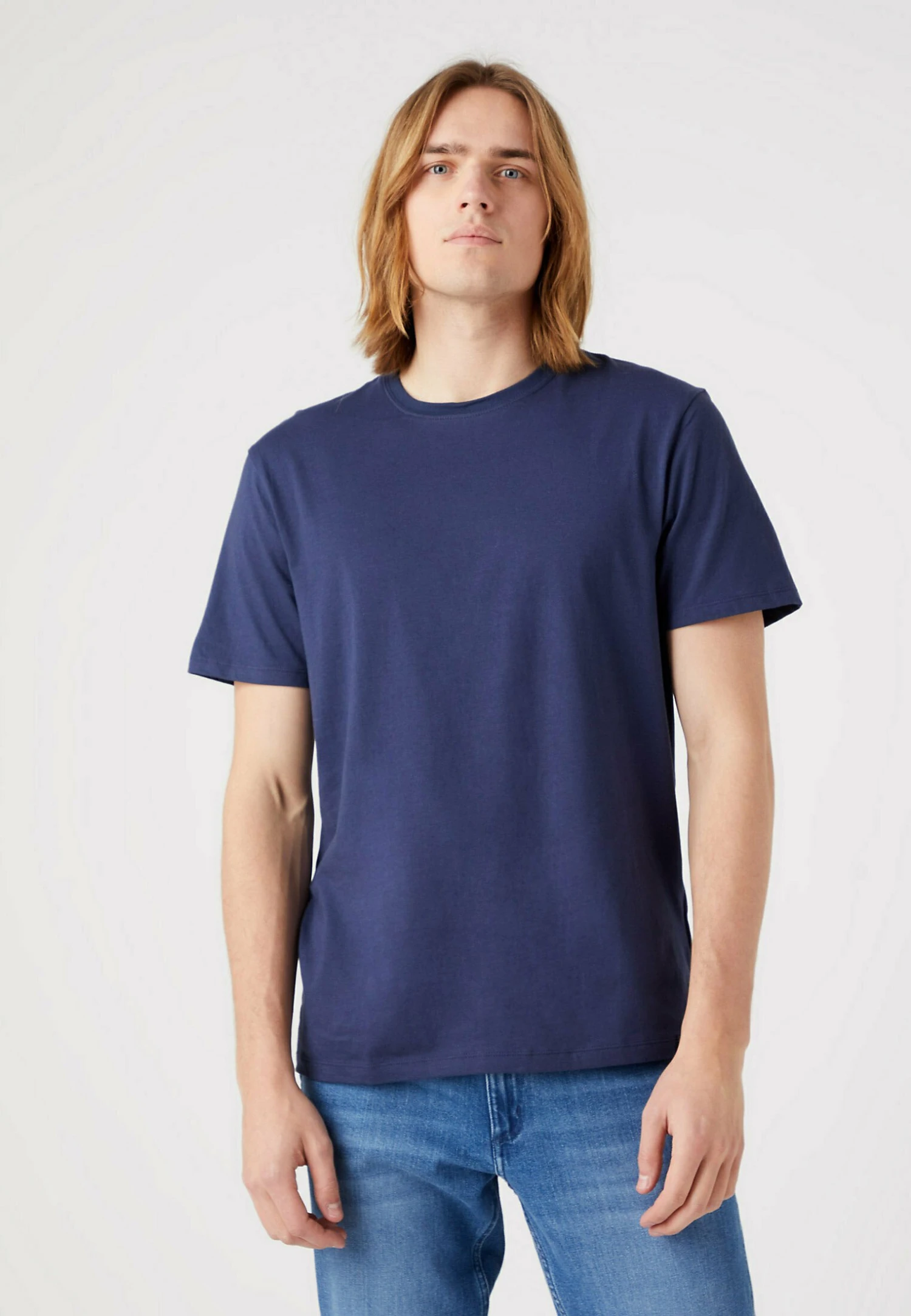 Wrangler 2 Pack - T-Shirt Basic - Navy 5 Wrangler 2 Pack - T-Shirt Basic - Navy - Afbeelding 3