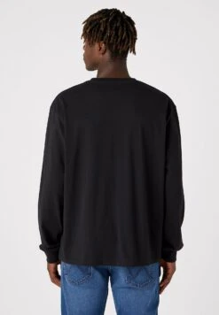 Wrangler Longsleeve - Black -Wrangler 6a017f5c6bbb400387528d0e00b2c098