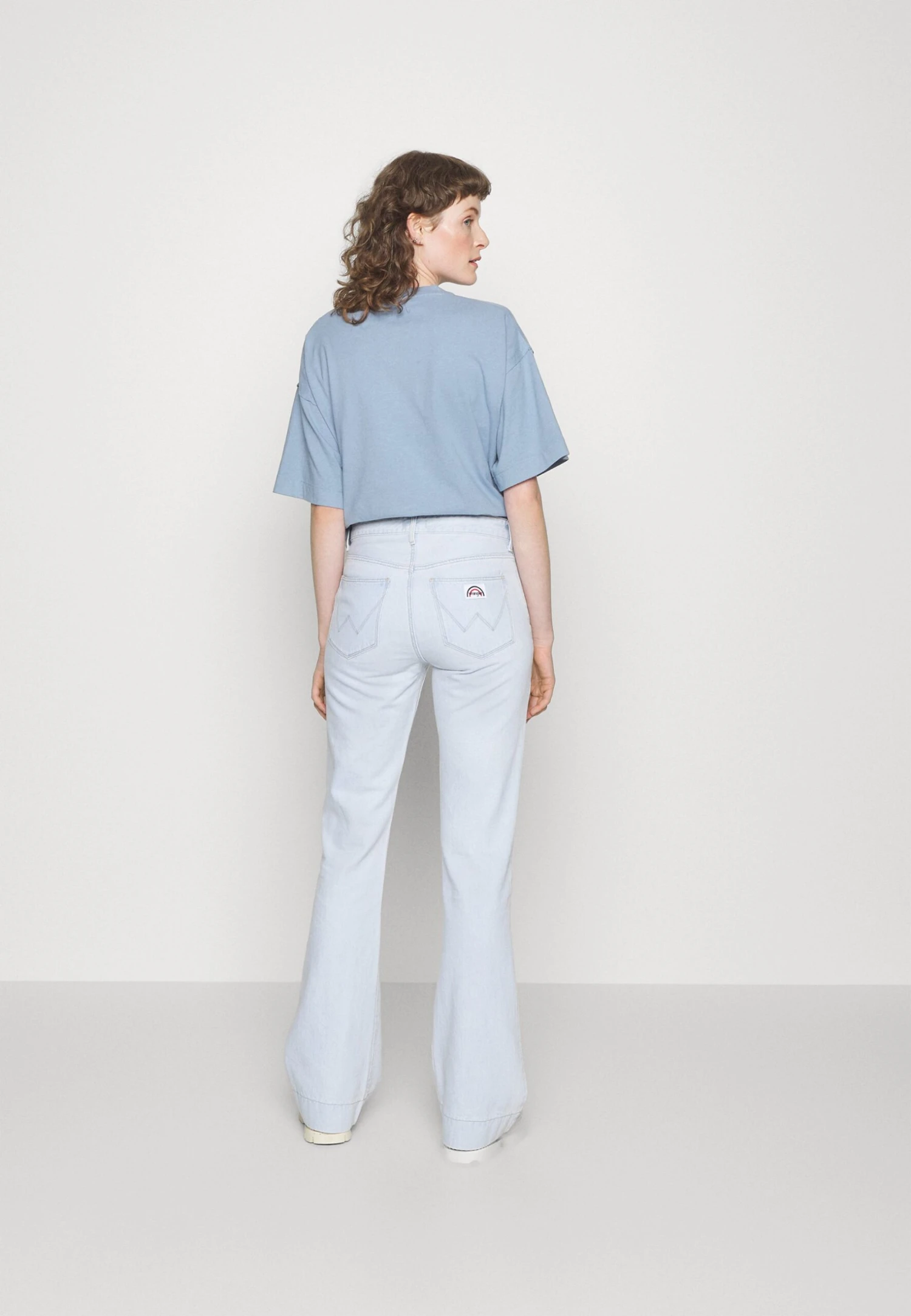 Wrangler Boxy Tee - T-Shirt Print - Stone Wash Blue 5 Wrangler Boxy Tee - T-Shirt Print - Stone Wash Blue - Afbeelding 3