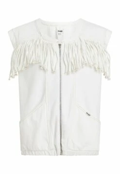 Wrangler Fringed - Bodywarmer - Vintage White -Wrangler 6e7504f1f24c4e4fa683265f74e1706e
