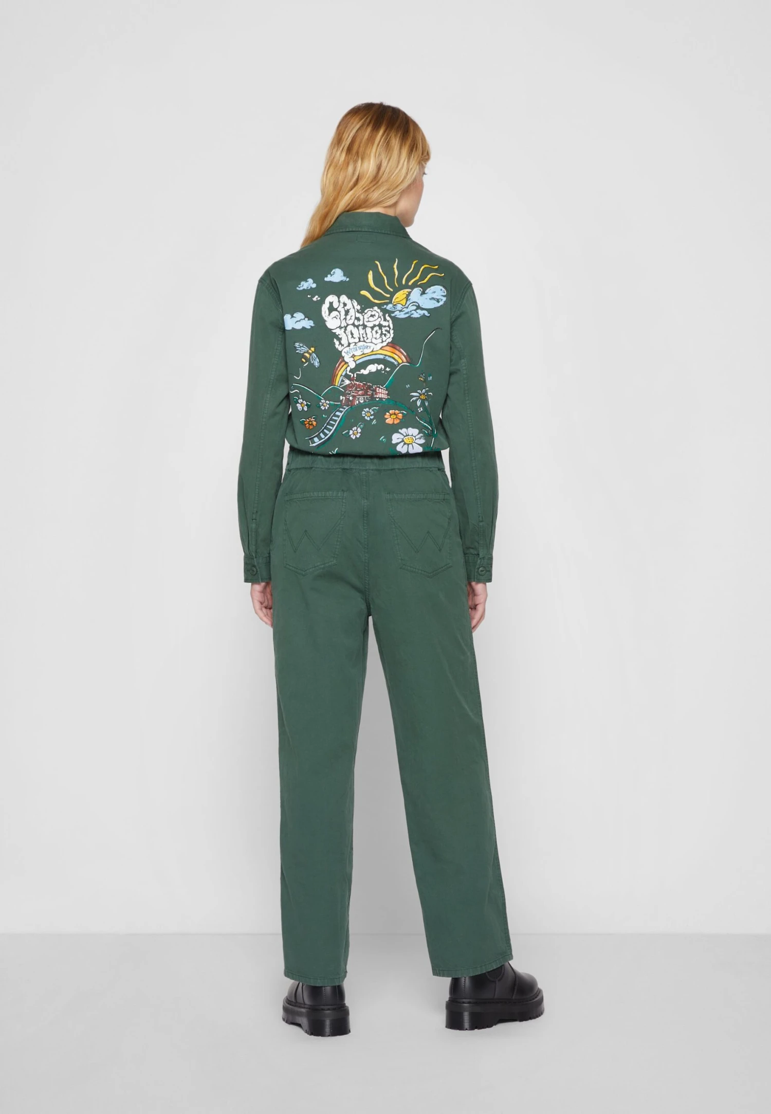 Wrangler Coverall - Jumpsuit - Sycamore Green 6 Wrangler Coverall - Jumpsuit - Sycamore Green - Afbeelding 4