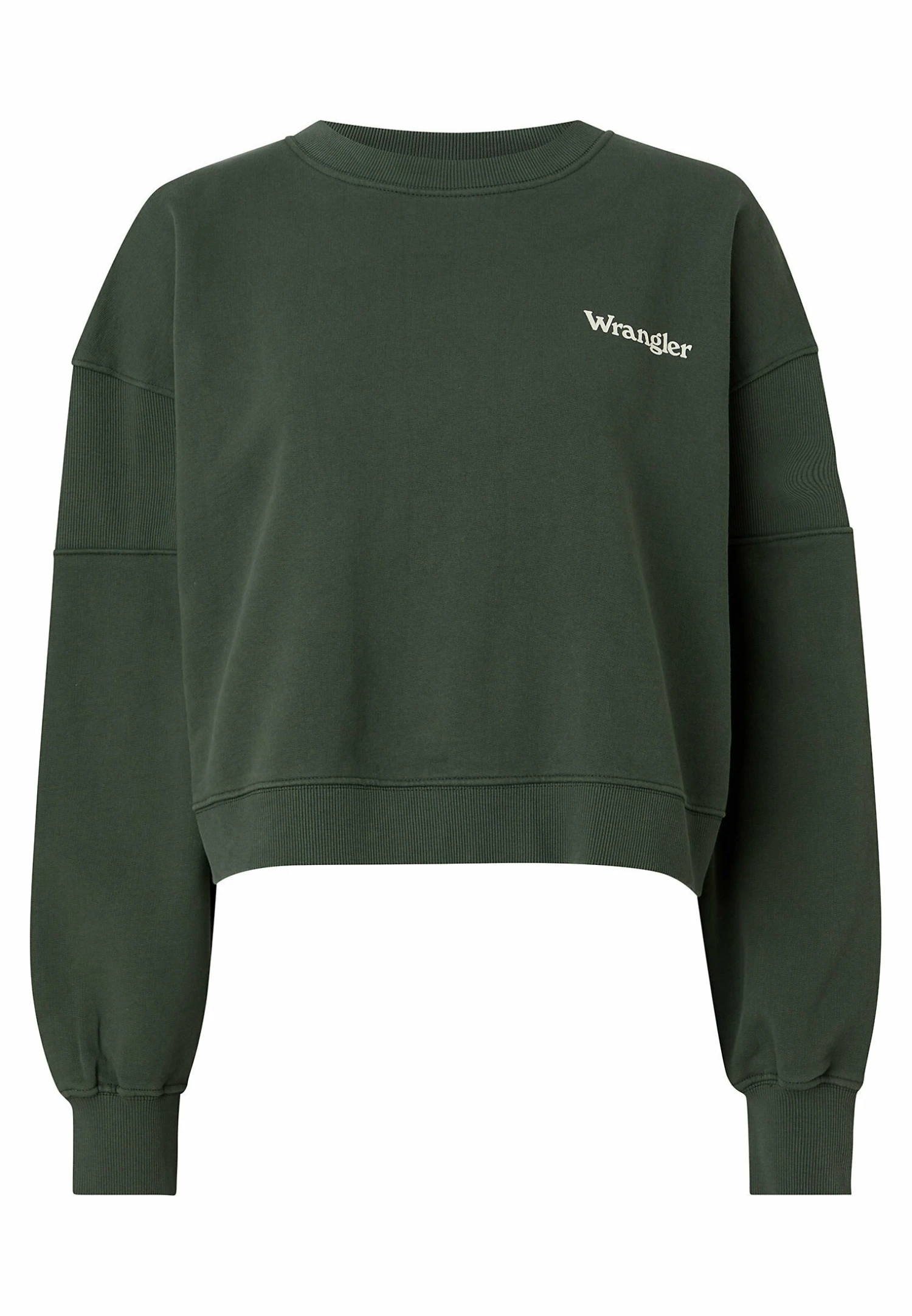 Wrangler Puffy Crew - Sweater - Thyme 7 Wrangler Puffy Crew - Sweater - Thyme - Afbeelding 5