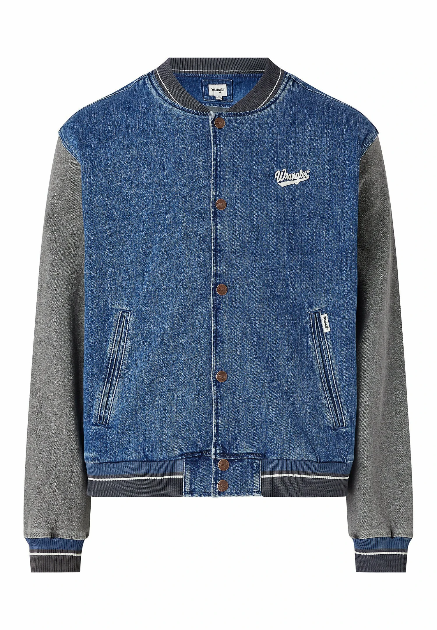 Wrangler Baseball- Spijkerjas - Easy Indigo 7 Wrangler Baseball- Spijkerjas - Easy Indigo - Afbeelding 5