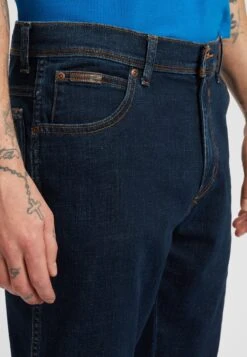 Wrangler Texas- Slim Fit Jeans - Dark Blue -Wrangler 791847eb61e64266ad53ce8390b004d7