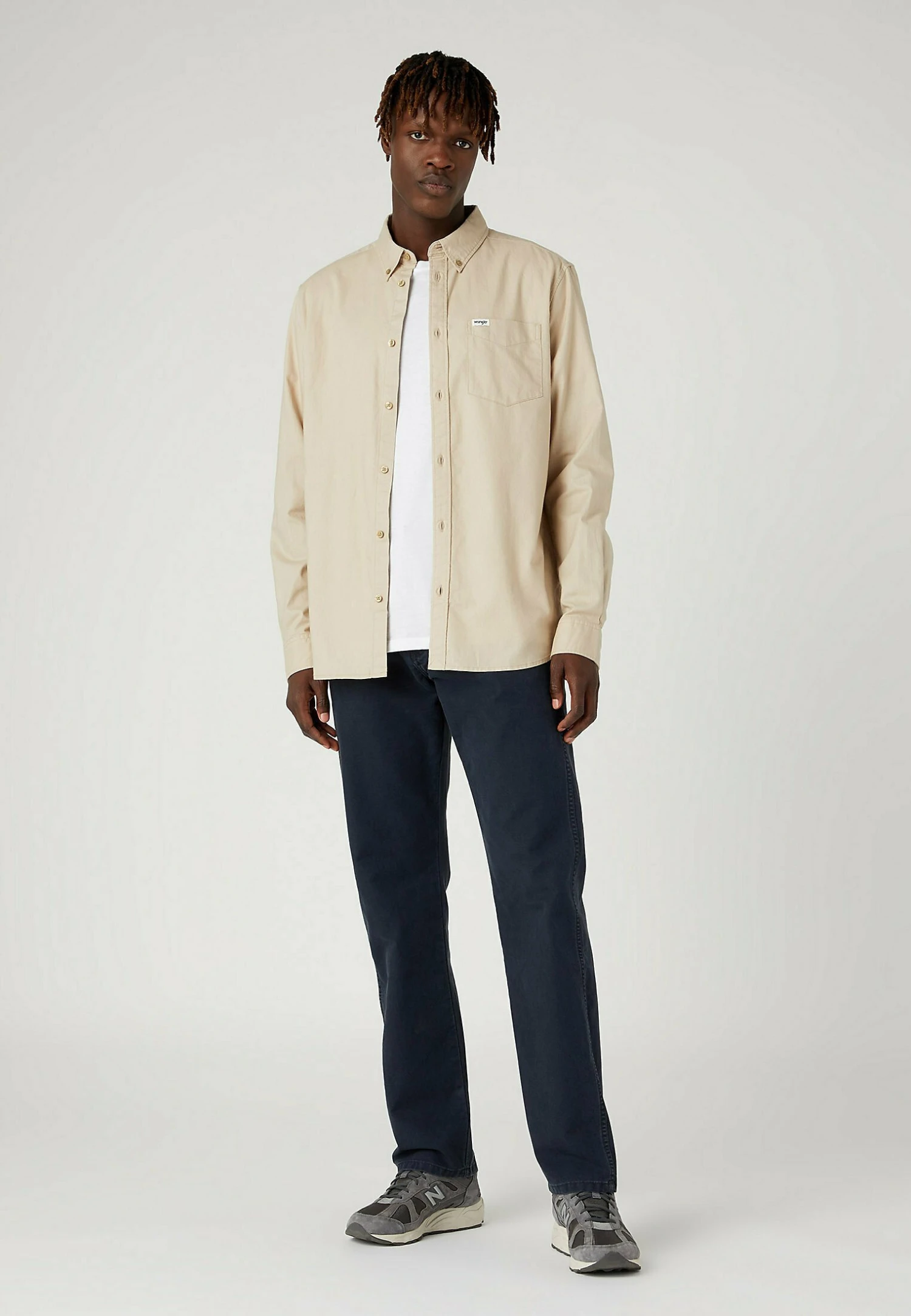 Wrangler Button Down- Overhemd - Peyote Beige 4 Wrangler Button Down- Overhemd - Peyote Beige - Afbeelding 2