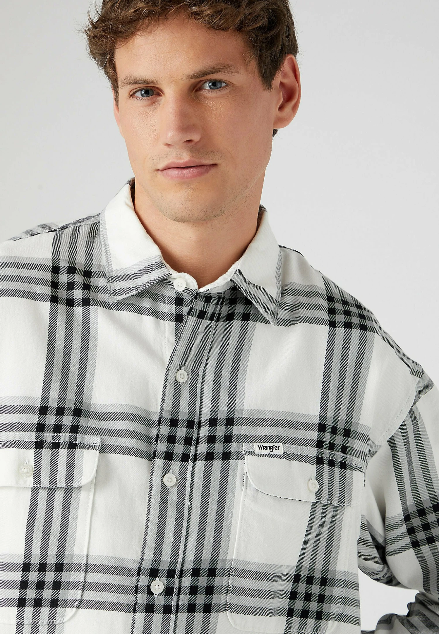 Wrangler Patch Pocket - Overhemd - White 6 Wrangler Patch Pocket - Overhemd - White - Afbeelding 4