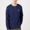 Wrangler Sign Off Crew - Sweater - Navy -Wrangler 7b04a84478b6407da8460a985ce36c41