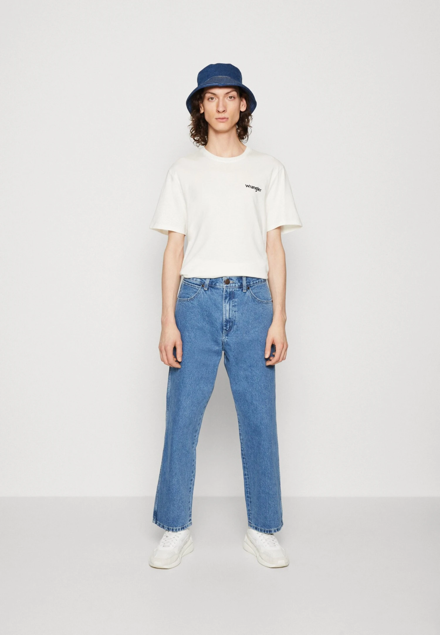 Wrangler Sign Off Tee 2 Pack- T-Shirt Basic - Captains Blue 3 Wrangler Sign Off Tee 2 Pack- T-Shirt Basic - Captains Blue